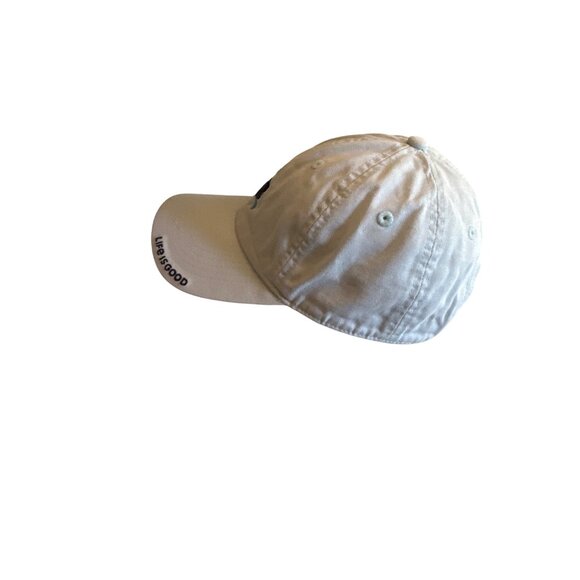 Life Is Good Turtle Embroidered Light Blue Cotton Baseball Cap Adjustable - Picture 2 of 7